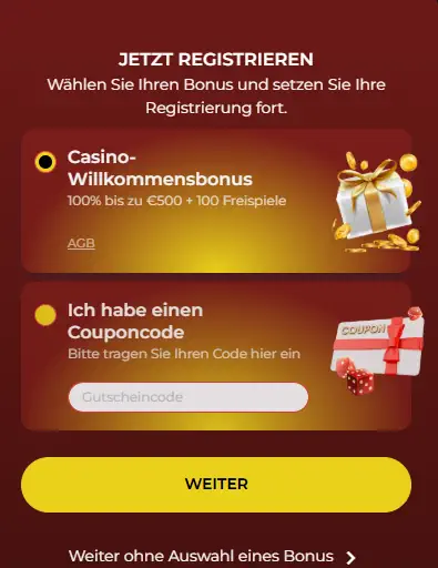777Vault Registrierung